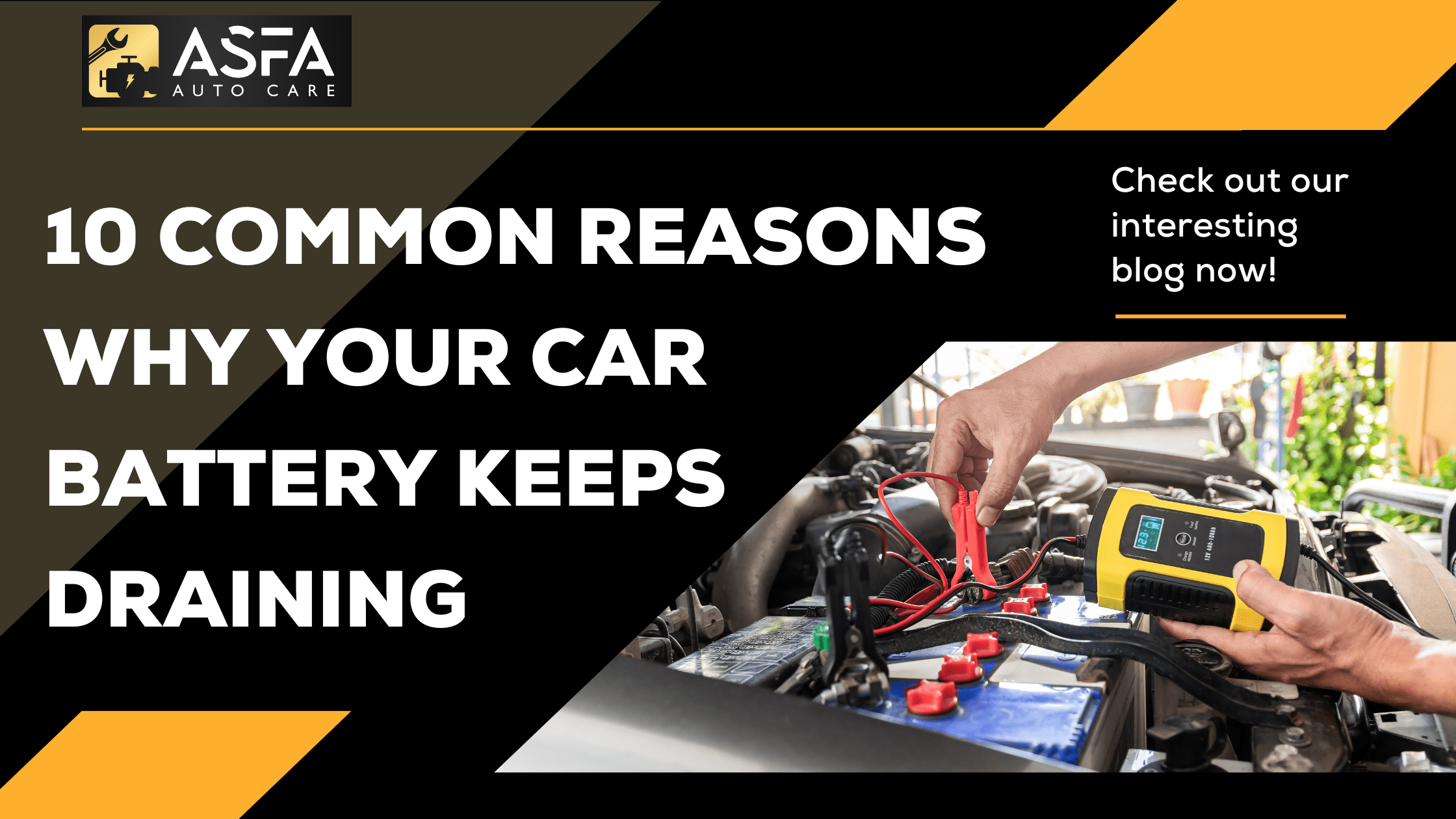 10 Common Reasons Why Your Car Battery Keeps Draining